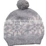 Fashion & Popular 100% Acrylic Knitted Winter Kids Hats thumbnail-2