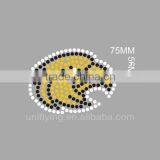 Eagles Head Hot Fix Rhinestone Transfer thumbnail-1