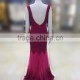 New Fashion Manufacturer Direct Make Party Evening Bead Lace Dress thumbnail-2