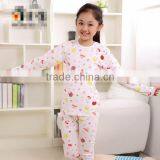 2017 Spring Korea Style High Quality Baby White Cotton Sleepwear for Kids thumbnail-2