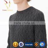 Hot Sale Cable New Design Plain Sweaters Pullover for Men thumbnail-4