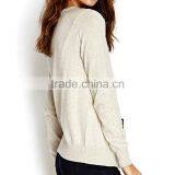 Women Soft Handfeel Rib Knitting Cuff Long Sleeve v Neck Knitted Button up Cardigan thumbnail-2