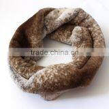Myfur Customize Wholesale Fashion Design Trendy Circular Fake Fur Soild Color Neck Scarf thumbnail-5