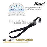 NON-SLIP Rubber Elastic Headband Stretch Strap Yoga Head Belt - Mini Bands Trendy Authentic Sportsbands - Accept Custom thumbnail-2