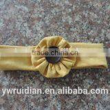 Kids Girl Flower Raglan Hairwear Persnickety Remake Cotton Bowknot Baby Girl Headbands Children Button Hairband Wholesale 2016 thumbnail-4