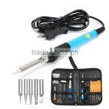 Professional 110V/220V 60W Adjustable Temperature Welding Solder Soldering Iron Tool Kit thumbnail-1