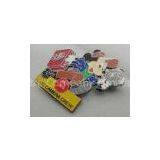 NBC Camera Crew Disney Pin Badge by Zinc Alloy, Synthetic Enamel, Black Nickel, Glitter Filled thumbnail-1