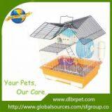 Steel material opening house top pet cage for hamster, Customized design is welcome,factory supply