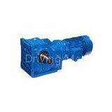 Solid Shaft Helical Bevel Gear Motor , Transmission 90 Degree Gearbox Electric Motor thumbnail-1