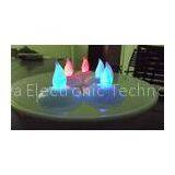 Green / Red / Blue PE Plastic Color Changing LED Candle of Battery Operated