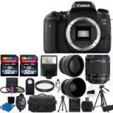 Canon EOS Rebel T6s DSLR CMOS Digital SLR Camera and DIGIC Imaging With EF-S 18-55mm F/3.5-5.6 IS STM Lens