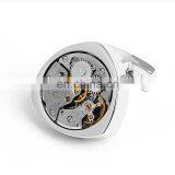 Mechanical Cufflinks Watch Movement Steampunk Cufflinks thumbnail-4