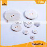 Quality Two Holes Natural River Shell Button for Clothing BN80063