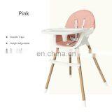 Multifunction Height Adjustable Baby Dining Chair Children Play Chair High Chair thumbnail-3