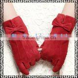2015 Suede Short Leather Glove Made in China thumbnail-1