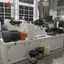 Two Screw Extruder PVC Powder PP PE Pellets Squeezing Machine for PVC Edge Banding thumbnail-5