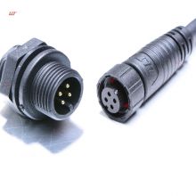 4pin panel mount  M12 waterproof aviation led  IP67 connector