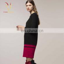 New Design Ladies Cashmere Dress for Winter Long Sweater thumbnail-2