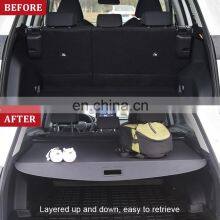Suv Cargo Cover Interior Decorative Accessories Retractable Rear Trunk Security Shade Shield Outdoor Portable Luggage Cover thumbnail-2