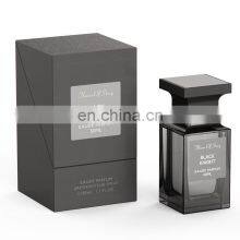 Luxury Smart Empty Black Box For Perfume Magnetic Packaging Gift Box With Bottle thumbnail-5
