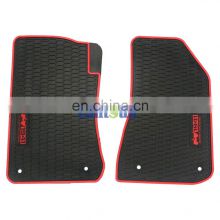 For Jeep JL for wrangler Lantsun JL1057 Environmentally  tasteless SBR Foot pad 4 doors Red edge  High quality and low price