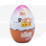 egg-shape custom made kid gift metal tin piggy bank