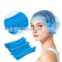 Disposable Lightweight Polypropylene Hats Breathable Unisex Hair Covers For Food Service
