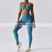 Wholesale Plus Size Workout Sets Butt Lift Gym Wear Women Sets Clothes Women Sports Activewear Sets for Women thumbnail-2