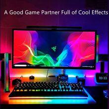 RGB Pickup Rhythm Lights Rechargeable Voice Control LED Music Sync Light Car Pickup Lamp Rhythm Light thumbnail-4