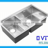 Stainless Steel Handmade Kitchen Sink-RFS 200a(Flat-mount)