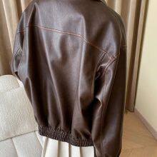 European and American Autumn and Winter New Women's Clothing, American Retro Old Money Style, Stylish and Stylish Jacket, Motorcycle Suit Jacket thumbnail-3