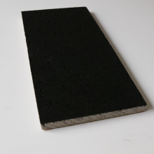 2x2 Black Color Acoustic Mineral Fiber Ceiling Tile for Cinema Projects Black Ceiling Tiles With Hanging System thumbnail-3