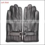 European Classic British Men's Leather Gloves With Index Finger Touch Screen thumbnail-3
