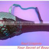 Plus Size Satin Bra W/Lace Up, High Quality Bra thumbnail-4