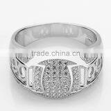 CYW Zircon Ring for Men Fashionable Jewelry Micro Inlays Design Men's Rings thumbnail-2