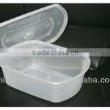 Disposable eco-friendly transparent plastic fast food container