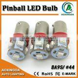 6.3V AC DC 3528 SMD Pinball LED Bulb BA9S