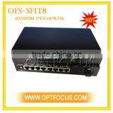 8 Ports Gigabit Ethernet Optical Fiber Switch