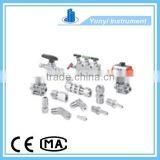 Stainless Steel Ferrule Fitting 3/16" Straight Union Tube Fittings thumbnail-1