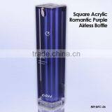 20ml 30ml 50ml Acrylic Square Airless Lotion Bottle