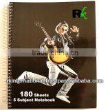 180 Sheet Spiral Notebook