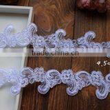 4.5cm European Off White Bridal Lace Veil Trim For Dress Accessories thumbnail-4