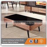 Cheap Living Room Furniture Nice Design Tea Table With Glass Top GACT016 thumbnail-3