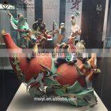 Folk Art Sculpture of Wax Museum Eight Immortals thumbnail-1