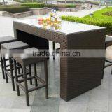 Luxury Rattan Bar Set Rattan Outdoor Bar Set thumbnail-1