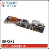 NiceRF SRX882 Low Cost Strong Driving Force RF Super Heterodyne Receiver Module 315/433mhz RF Wireless Receiver Module thumbnail-2