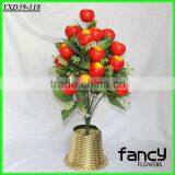 Home Decoration, 24 Heads Small Bulk Cheap Artificial Foam Apple Plants Making