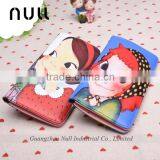 Cartoon Characteristic Printed Long Hand Made Wallet for Girl