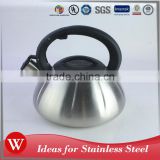 High-quality easy pouring non-electric tea whistling kettle stainless steel tea pot