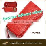 (ZY-22321) Key Case Wallet,genuine Leather Coin Purse